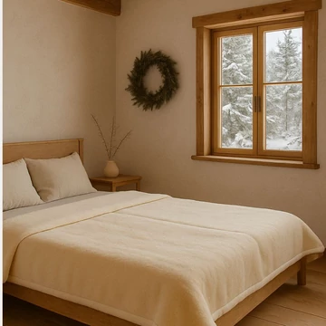 Fine gyapjú takaró fehér háttér