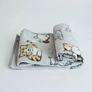 NATURTEX® színes cicás gyerek piknik pléd 120x150cm