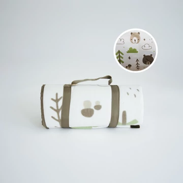 NATURTEX® színes macis gyerek piknik pléd 120x150cm