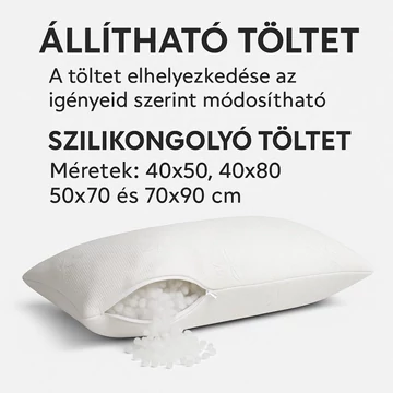 Flexi Bamboo antiallergén párna életkép