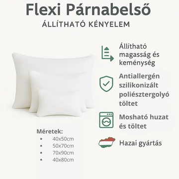 Flexi párnabelső szilikon töltettel életkép