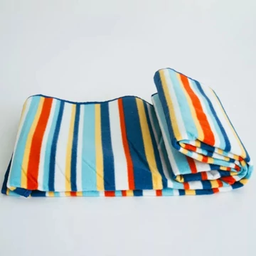 NATURTEX® Színes csíkos mintás piknik pléd 150x200cm