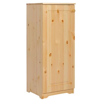 Matrackuckónál - PETRA 1 ajtós, balos fenyő komód 110x46x40cm lakkozott
