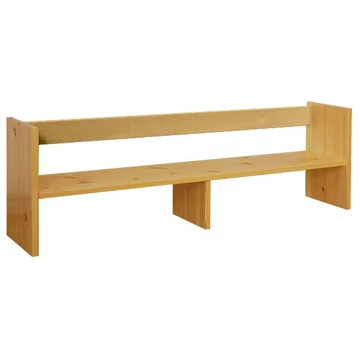 Matrackuckónál - LEXA fenyő íróasztal rátét 35x110x21cm lakkozott