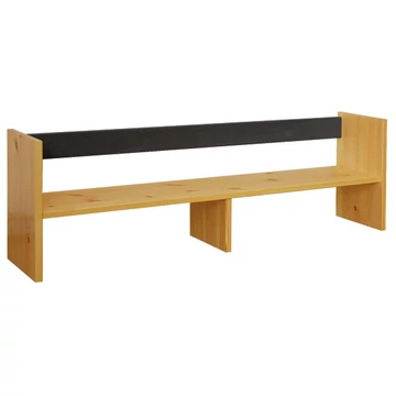 Matrackuckónál - LEXA fenyő íróasztal rátét 35x110x21cm wenge pác díszítéssel