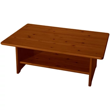 Matrackuckónál - TIBI tégla alakú fenyő dohányzóasztal 47x120x75cm antik páccal