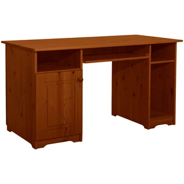 Matrackuckónál - MARTIN 3 fiókos kombi fenyő iróasztal 77x140x65cm antik páccal