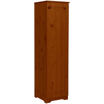 Matrackuckónál - NÓRA 1 ajtós, polcos, jobbos, fenyő komód 155x40x40cm antik páccal