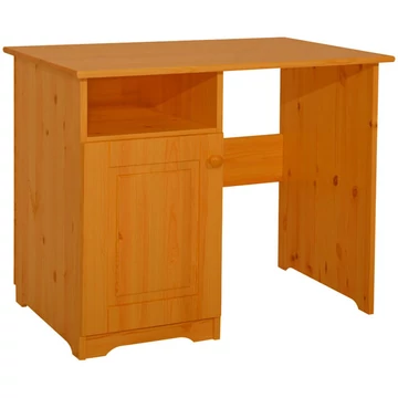 Matrackuckónál - MARTIN 1 ajtós fenyő íróasztal 77x95x60cm cseresznye páccal
