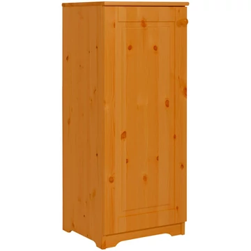 Matrackuckónál - PETRA 1 ajtós, balos fenyő komód 110x46x40cm cseresznye páccal