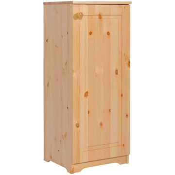 Matrackuckónál - PETRA 1 ajtós, jobbos fenyő komód 110x46x40cm lakkozott