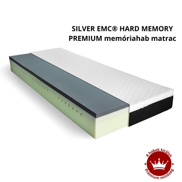 Silver Hard EMC® Memory Premium memóriahabos matrac