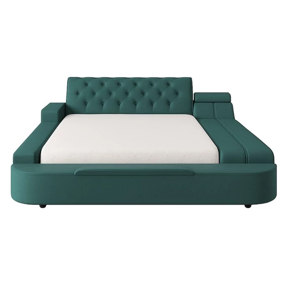 Kárpitos ágy a Matrackuckónál termékkép szemből