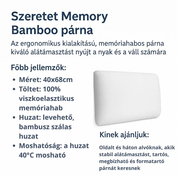 Memóriahabos párna a Matrackuckónál - Szeretet - infogram
