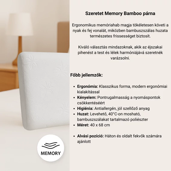 Memóriahabos párna a Matrackuckónál - Szeretet - infogram