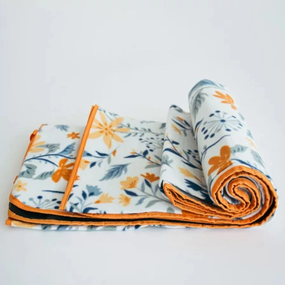 NATURTEX® Virág mintás piknik pléd 150x200cm bontott