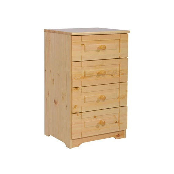 Matrackuckónál - GÁLA 4 fiókos fenyő szekrény 77x45x40cm lakkozott