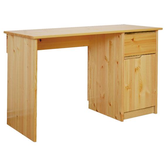Matrackuckónál - LEXA 1 ajtós, 1 fiókos íróasztal 77x120x50cm lakkozott