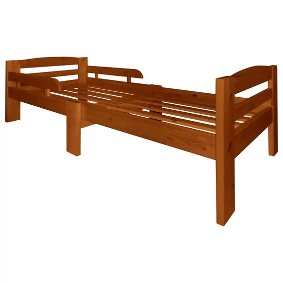 ZÉNÓ fenyő ágyváz+ borda állítható hosszúság 80X100/150/180cm antik páccal