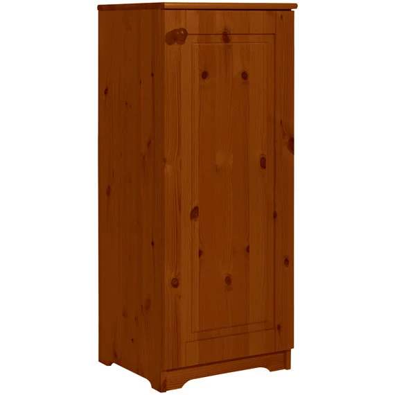 Matrackuckónál - PETRA 1 ajtós, jobbos fenyő komód 110x46x40cm antik páccal