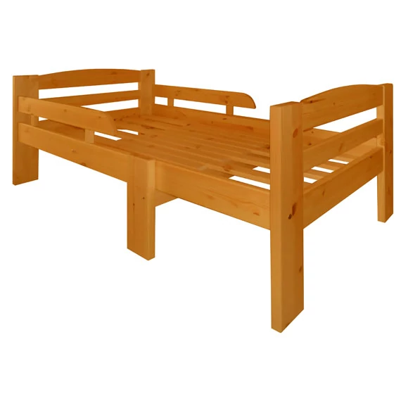 Matrackuckónál ZÉNÓ fenyő ágyváz+ borda állítható hosszúság 80X100/150/180cm cseresznye páccal