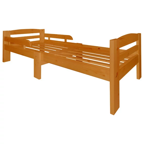 Matrackuckónál ZÉNÓ fenyő ágyváz+ borda állítható hosszúság 80X100/150/180cm cseresznye páccal