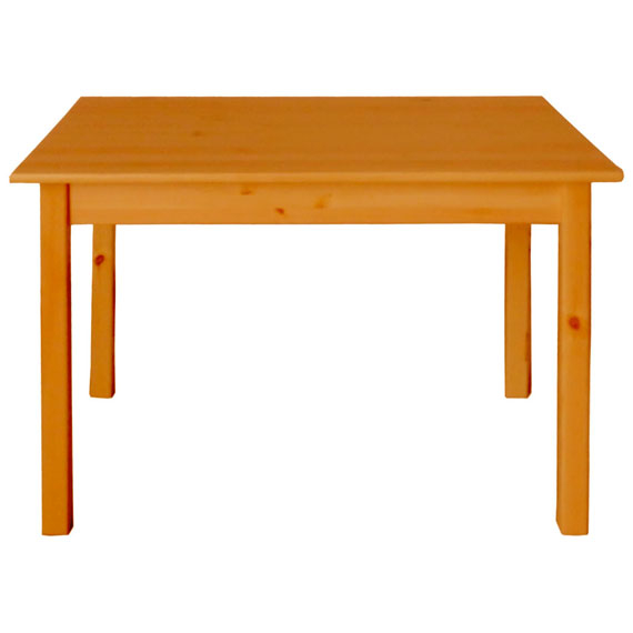 Matrackuckónál - Fenyő étkező asztal 76x140x80cm cseresznye páccal