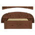 Kép 4/5 - Fenyő ágyneműtartós ágy Szexbiztos Vágy ágy csak a Matrackuckónál,100% borovi fenyő fix ágy bordasorral Szexbiztos Vágy ágy csak a Matrackuckónál