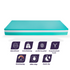 Kép 3/8 - HARDFLEX-AQUMA CELLPUR EXCLUSIVE hideghab matrac ikonos